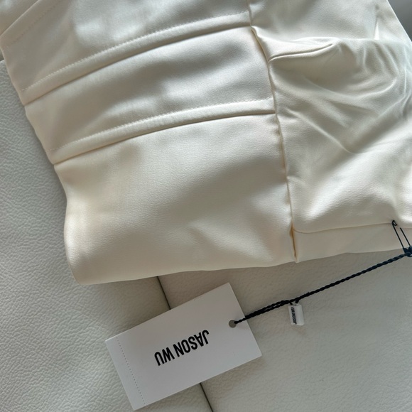 Jason Wu Satin Corset Top in Ivory - Picture 5 of 5